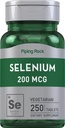 Piping Rock Selenium 200mcg Tablets | 250 Count