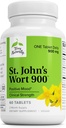 Terry Naturally St John's Wort 900-60 Tablets - Provides Full Clinical Dose - Non-GMO, Vegan, Gluten Free - 60 Servings