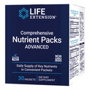 Life Extension Comprehensive Nutrient Packs Advanced, Curcumin, Fish Oil, multivitamin, CoQ10, multis and Supplements, 30 on-the-go Packets, Gluten-Free, Non-GMO