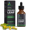 Mullein Leaf Extract Drops 2 fl oz (60ml) – Alcohol Free Liquid Herbal Supplement for Lung Support – Vegan, Non-GMO – Dropper Included
