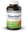 American Health Papaya Enzyme Chewable Tablets - Promotes Nutrient Absorption, Helps Digestion and Freshens Breath with Chlorophyll & Pepermint - Gluten-Free, Vegetarian - 600 Count