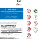 Foods For Gut Lactobacillus Johnsonii Probiotic Powder 100 Billion cfu's | No Additives | Direct from Manufacturer | No Third-Party Storage | Immune Support | L. Johnsonii | 30 Grams (1.05 Oz)