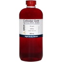True Colloidal Gold – 50 ppm - 99.99+% Purity - 500 mL (16.9 Fl Oz) in Clear BPA-Free Plastic Bottle - Made in USA