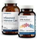 Metagenics Daily Joint Support Duo: SPM Active - 120 Softgels and Inflavonoid IC for Joint Comfort, Tissue Health & Minor Discomfort - 120 Capsules
