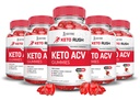 Justified Laboratories Keto Rush Keto ACV Gummies (1000 mg) - 60 Count, Pack of 5 - Made with the Mother & Vitamin B12 - Non-GMO, Vegan, Gluten Free - 150 Servings