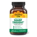 Country Life Sharp Thought - Memory & Cognitive Support Supplement – Sharp-PS Gold Phosphatidylserine + DHA – Promotes Mental Clarity & Faster Recall – Gluten-Free, 60 Capsules