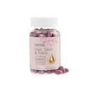 Hair Skin and Nails Vitamins – 5000mcg Biotin with Vitamin C, E, Collagen, Hyaluronic Acid, Argan & Coconut Oil – Luscious Hair Growth & Radiant Skin Supplement for Women – 120 Softgels