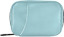Naanle Pill Box 7 Day Pill Case Travel Pill Organizer Bag Zipper Portable Weekly Case Compact Size Vitamin Supplement Holder, Solid Color Sky Blue 4.6 x 3.14 x 1.88 Inch 1.0 Count 0.12 kilograms