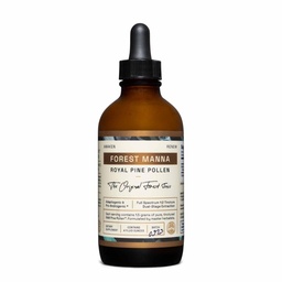 Forest Manna Royal Pine Pollen Tincture – 1:2 True Dual-Stage Extraction – Pure RAW Pine Pollen Tincture – 4 Fluid Ounce Bottle