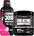 PROSUPPS L-Carnitine 3000 Stimulant Free Liquid Shots (31 Servings, Dragon Fruit) and Creatine 300 Monohydrate (60 Servings) Bundle