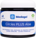Circles Plus Aloe, Paraben Free Hydrogel Pads, Blister Prevention, Instant Cooling & Soothing Relief for Nursing Pain, Bug Bites, Blisters, Minor Burns & Chafing, 48 Circular Pads