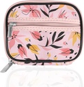 Serfeymi Weekly Travel Pill Organizer Pill Case for Purse with Removable 7 Day Pill Box, Fashionable Travel Medicine Organizer Pill Container for Medicine, Vitamin, Supplement - Pink 03