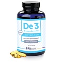 De3 Dry Eye Ultra Pure rTG Omega 3 – Support for Dry Eyes - 2400 mg EPA & DHA – New & Improved-Burpless-3 per day serving, 1-month supply