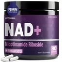 NAD Supplement - Nicotinamide Riboside Resveratrol 900mg, Liposomal NAD Supplement for Women and Men, NAD Plus Pure Organic