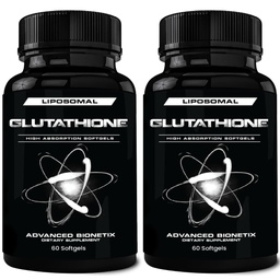 Advanced Bionetix 850mg Liposomal Glutathione Supplement | 120 Total Liposomal Softgels | Antioxidant Supplement w/Gluta-IV™, 100X Absorption Over Powder Glutathione