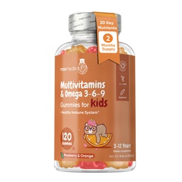 maxmedix Kids Multivitamin Gummies with Omega 3 6 9 | 120ct, 2 Month Supply