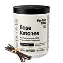 Perfect Keto Exogenous Ketones Powder, BHB Salts Supplement for Ketosis & Fasting, Plus Electrolytes for Hydration, Caffeine Free Energy, Keto Diet, Focus & Workout Support, Vanilla, 6.7 oz