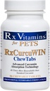 Rx Vitamins CurcuWIN Curcumin for Pets - Cat Immune Support - Dog Digestive Support - 90 ct