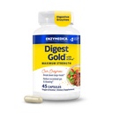 Enzymedica Digest Gold + ATPro, Maximum Strength Digestive Enzymes, Helps Digest Large Meals for Instant Bloating Relief, 45 Count