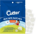 Cutter Bug Bite Patches Itch Relief Hydrocolloid Patches for Kids & Adults, Absorbs Fluids, Helps Heal, Prevents Scratching, Mosquito Itch Relief, Hydrocortisone & Suction Tool Alternative, 51 Count