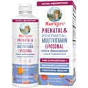 MaryRuth’s Prenatal & Postnatal Multivitamin Liposomal | Sugar Free | Formulated for Pre-Conception, Pregnancy & Nursing | Prenatal Vitamins for Women | Vegan | Non-GMO | Gluten Free | 30 Servings