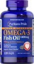 Puritan's Pride Omega-3 Fish Oil 1360 mg Softgels, 120 Count