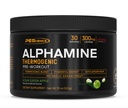 PEScience Alphamine Thermogenic Pre-Workout, Fat Burning PreWorkout Energy Powder with L-Carnitine - Sour Green Apple, 60 Scoops