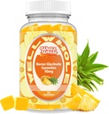 Boron Glycinate Gummies 10mg, CoQ10 100mg, Help Absorption of Calcium and Magnesium, Interactions with Vitamin D, 60 Counts