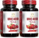 URIC Acid - Herbal Uric Acid Essential Daily Support, Uric Acid Support for Adults, Essential for Daily Joint Support, Immune Support - 2 Bottles 120 Capsules