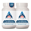 Ayush Herbs Carditone - Natural Heart Health Supplement for Women & Men, BP Formula, Holistic Heart Supplement with Rauwolfia, Arjuna, Calcium, and Magnesium - 120 Servings